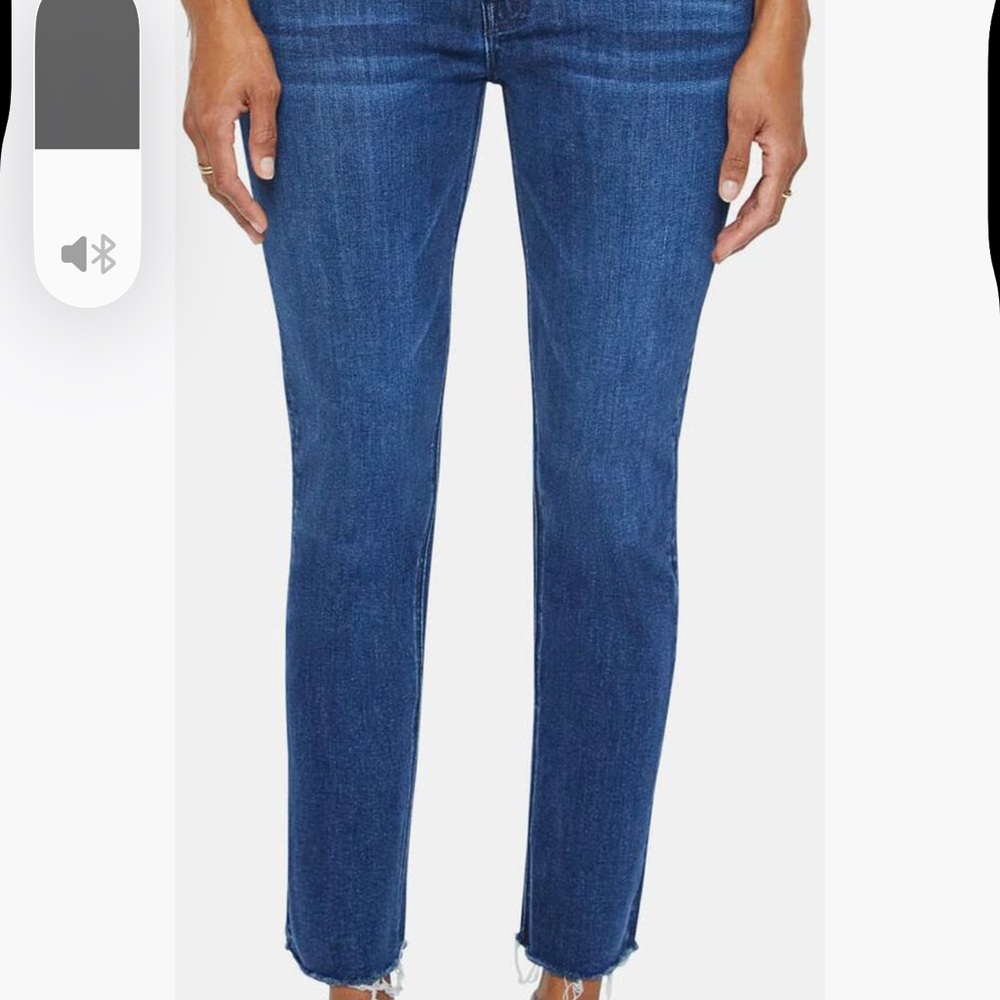 Mother Mid-Rise Dazzler Ankle Fray Women’s Jeans- NWT 30 Riding the Cliffside